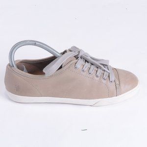 FRYE cream leather sneakers in EUC!